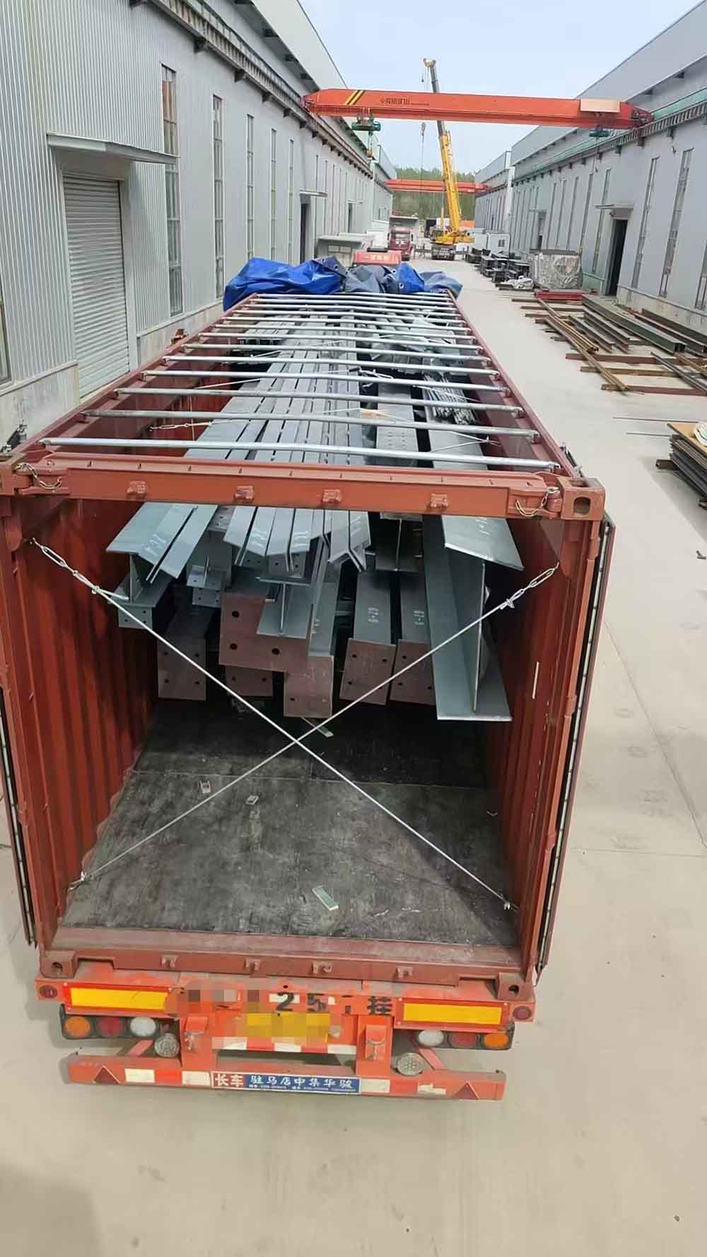 ইস্পাত কাঠামোর সদস্যদের থাইল্যান্ডে শিপিং